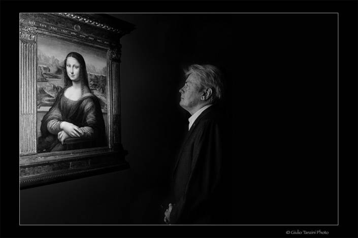 Alain Delon (Museo del Louvre, Parigi 2012)