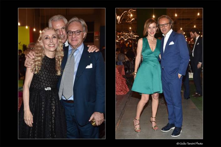 Franca Sozzani, Tronchetti Provera, fratelli Della Valle, Silvia Grilli (Convivio 2014)